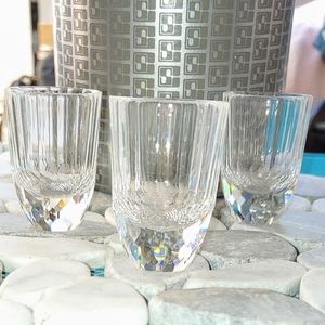 Retired SWAROVSKI Silver Crystal Shot Glasses